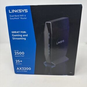 Linksys AX3200 3.2 Gbps Dual-Band WiFi 6 Router (E8450) 4 Gigabit Ethernet Ports